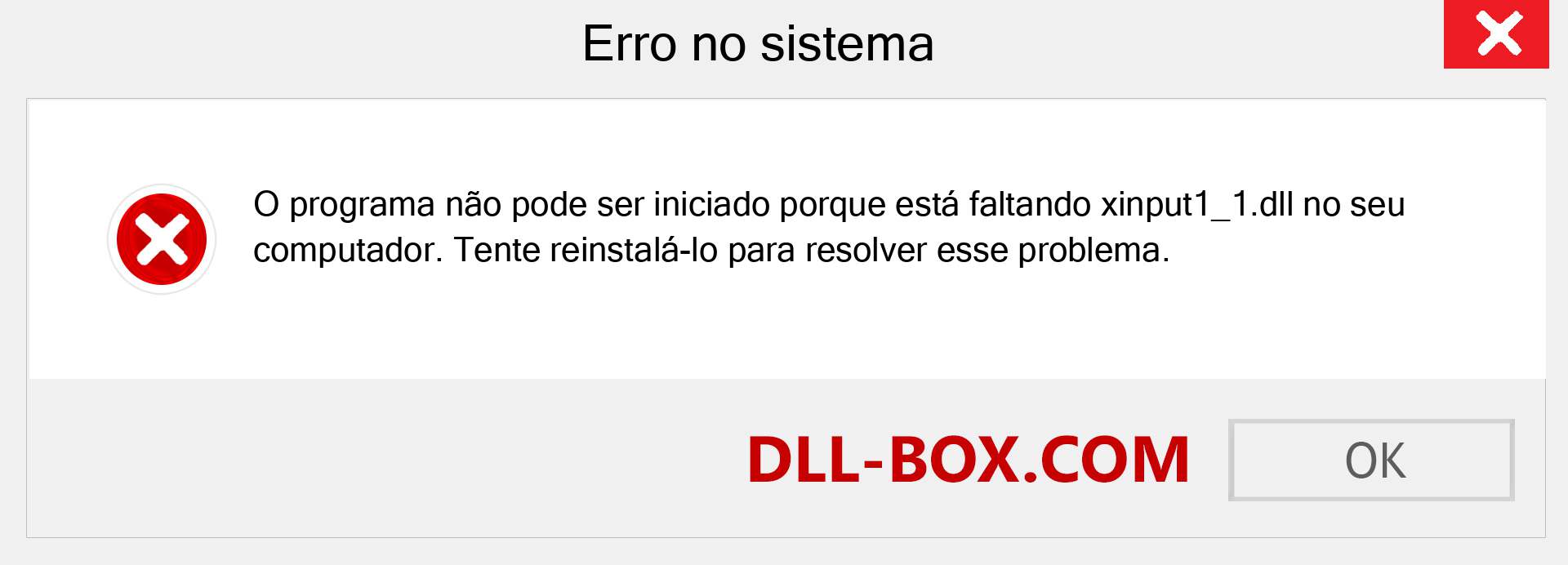 Arquivo xinput1_1.dll ausente ?. Download para Windows 7, 8, 10 - Correção de erro ausente xinput1_1 dll no Windows, fotos, imagens